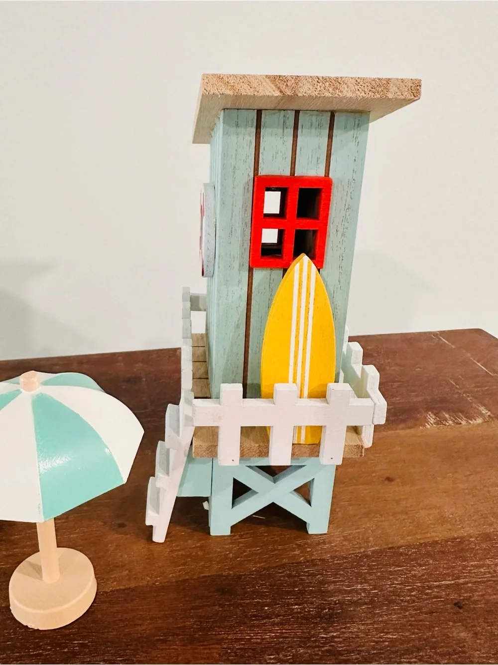 Target Bullseye Dog Surfboard Mini Summer Beach Lifeguard Chair & Surf Shack Set